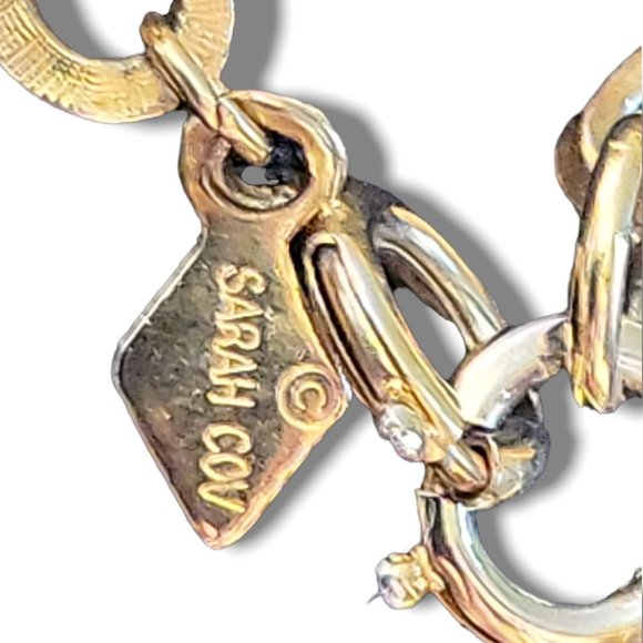 Vintage VTG Sarah Coventry Big Pearl Solitaire Statement Pendant Necklace - Picture 5 of 7